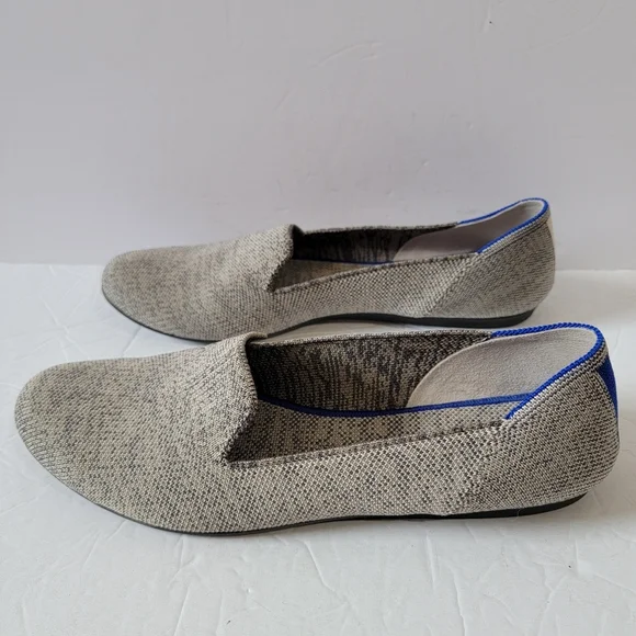ROTHY'S Taupe Heather Loafers Women's 10.5 Casual Comfort Quit Luxury Minimalist